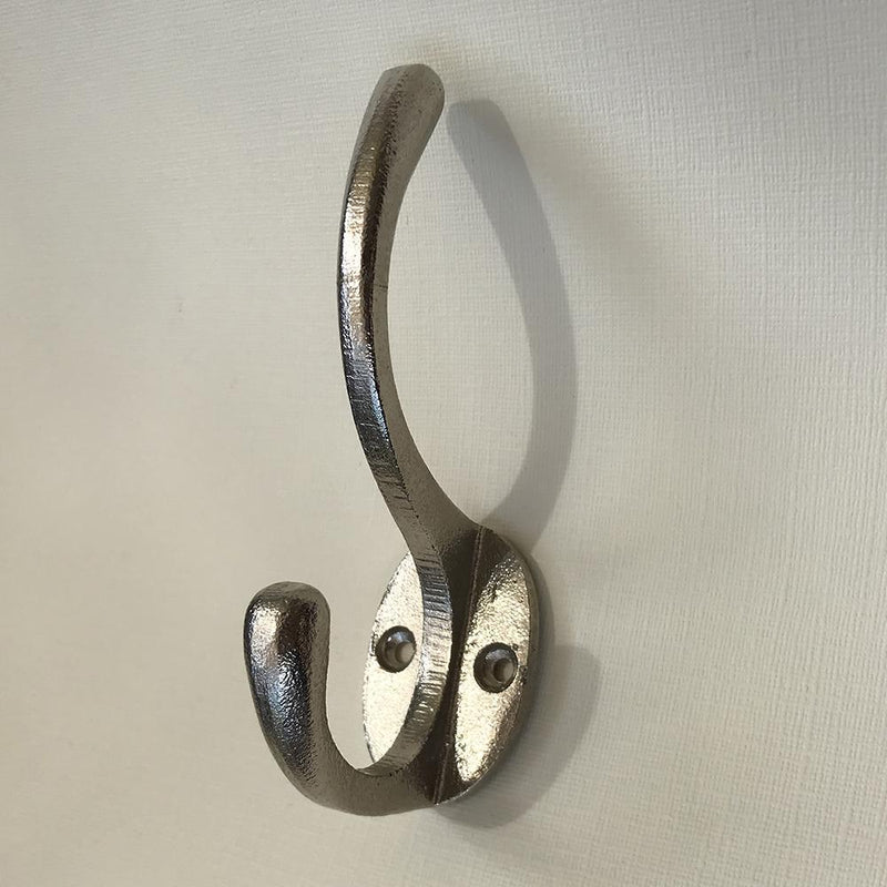 Silver Coat Wall Hook - Hooks & Knobs